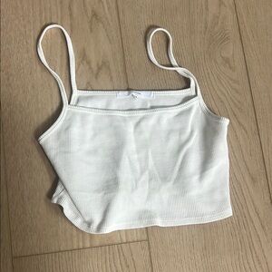 Tularosa cropped waffle cami